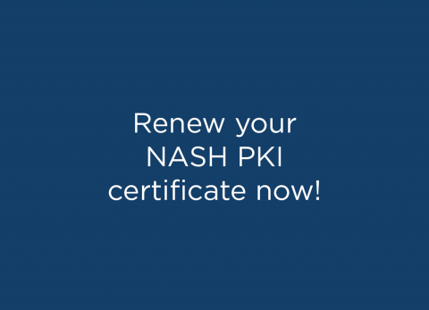 NASH PKI certificate renewal